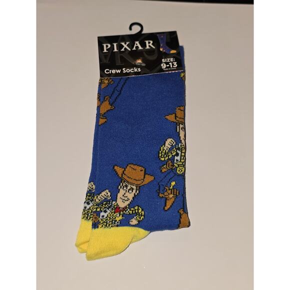 Sheriff Woody Crew Socks Adult Size 9-13 - Picture 1 of 4